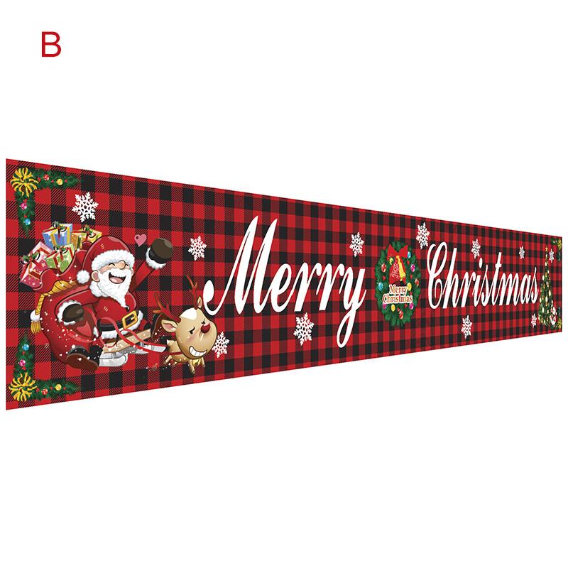 Merry Christmas Banner Flag
