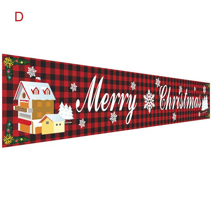 Merry Christmas Banner Flag