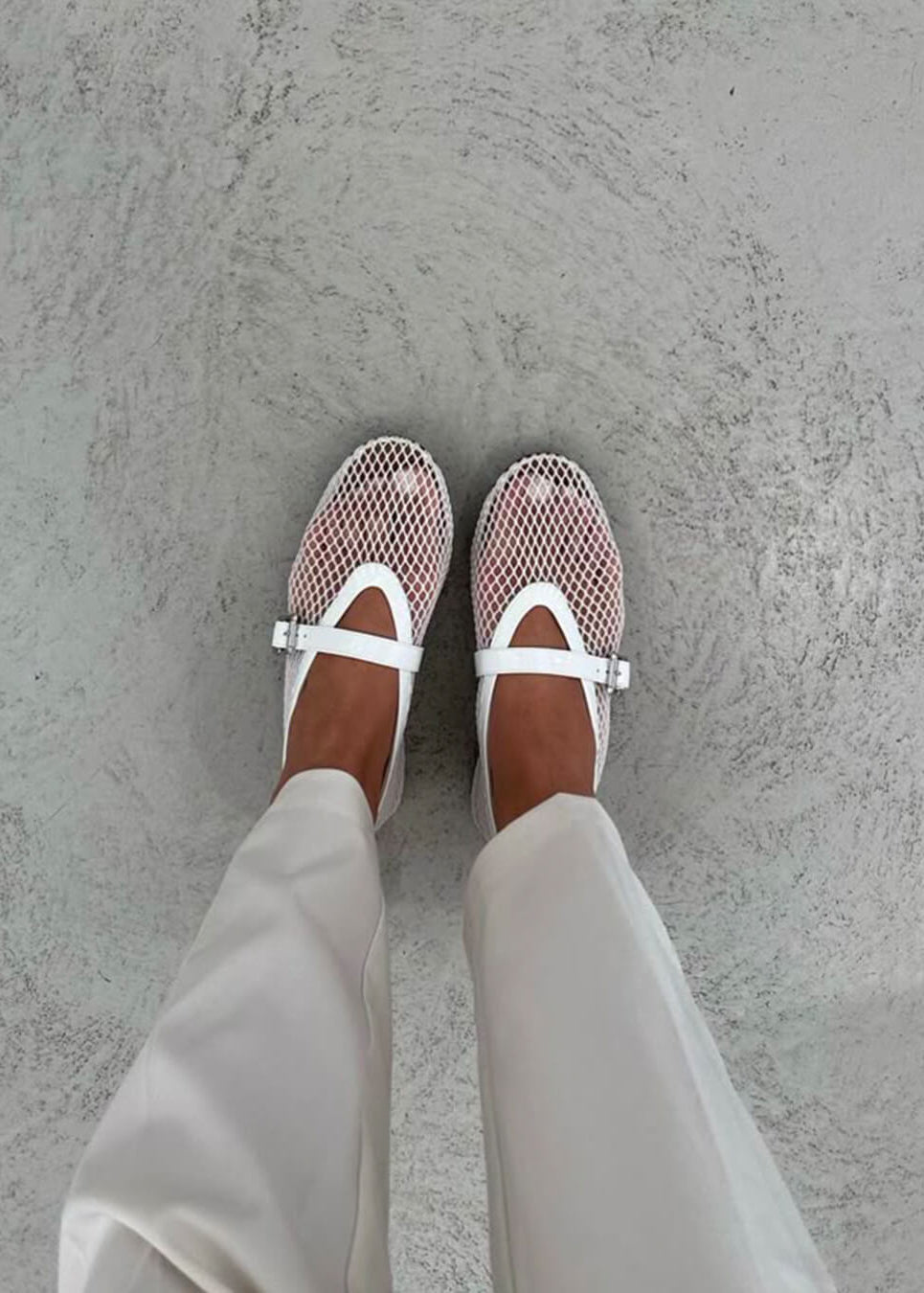 Mesh Ballet Flats