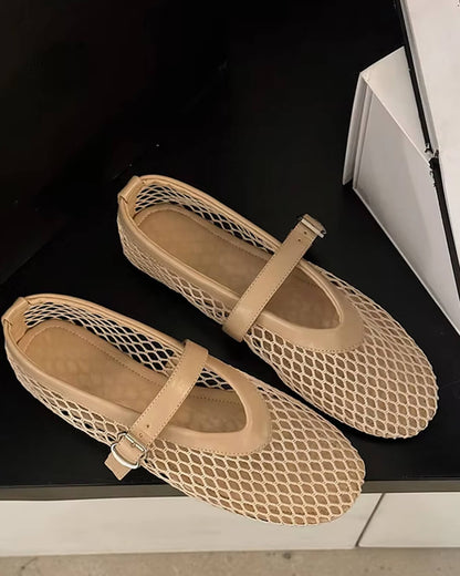 Mesh Ballet Flats