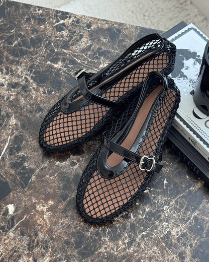 Mesh Ballet Flats