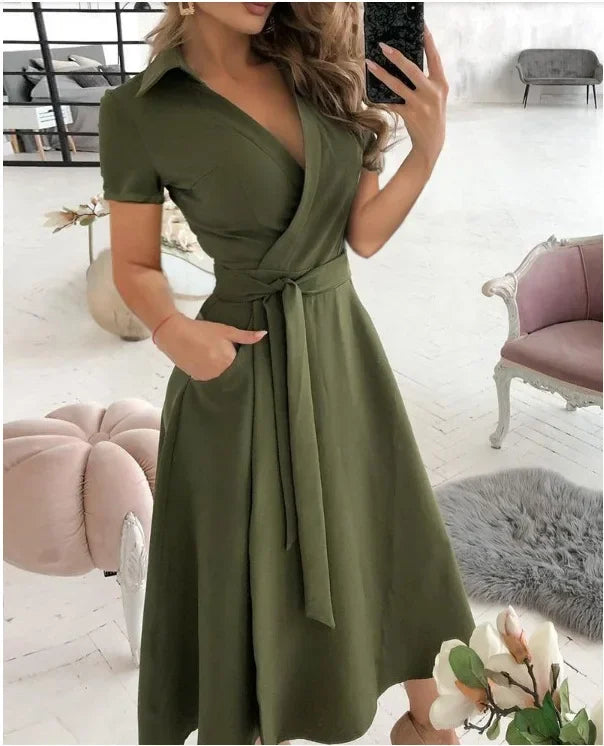 Milena | Stylish Wrap Dress - Image 1