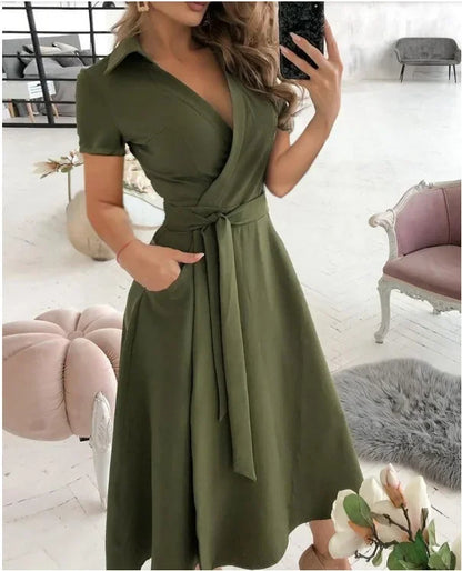 Milena | Stylish Wrap Dress - Image 1