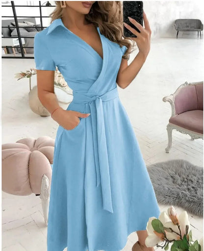 Milena | Stylish Wrap Dress - Image 2
