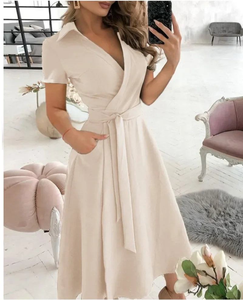 Milena | Stylish Wrap Dress - Image 3