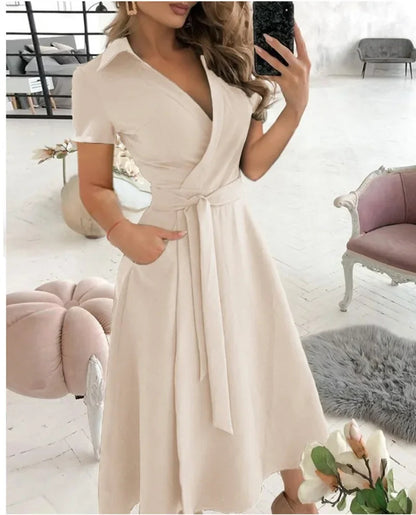 Milena | Stylish Wrap Dress - Image 3