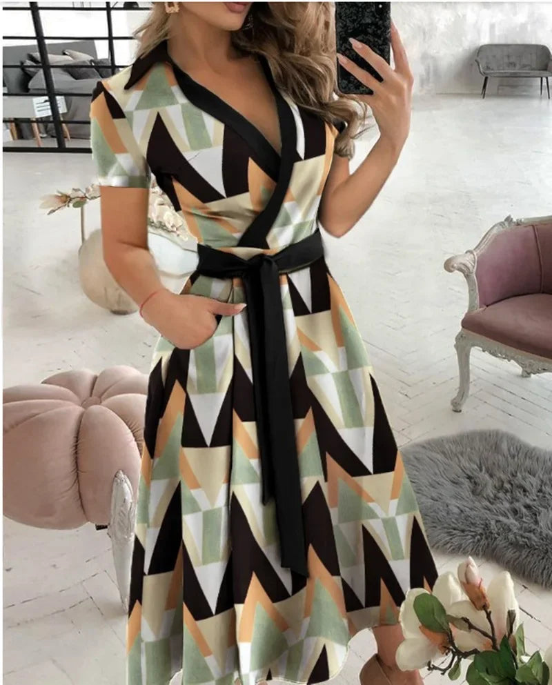 Milena | Stylish Wrap Dress - Image 4