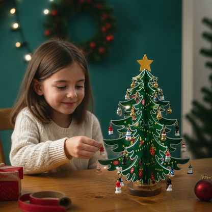 Mini Christmas Tree Ornament Advent Calendar – 24 Days Filled with Christmas Surprises