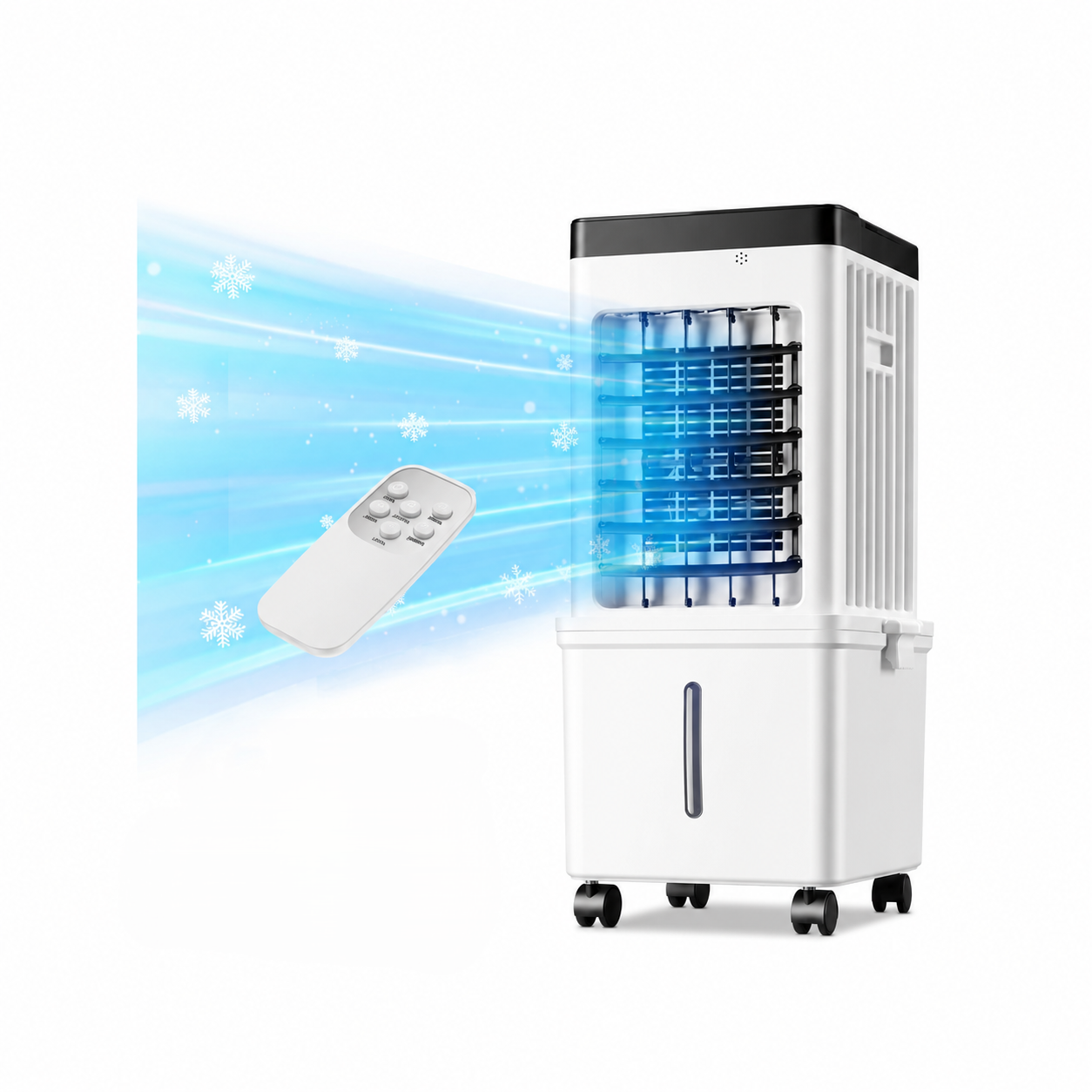Mobile Evaporative Cooler with 12L Tank & Remote - Image 1