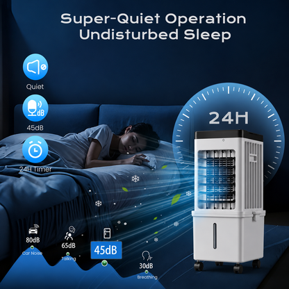 Mobile Evaporative Cooler with 12L Tank & Remote - Image 1