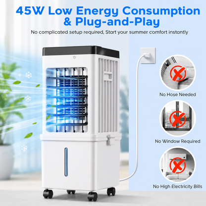 Mobile Evaporative Cooler with 12L Tank & Remote - Image 2
