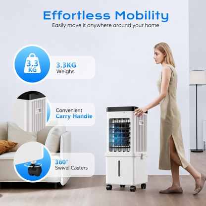 Mobile Evaporative Cooler with 12L Tank & Remote - Image 2