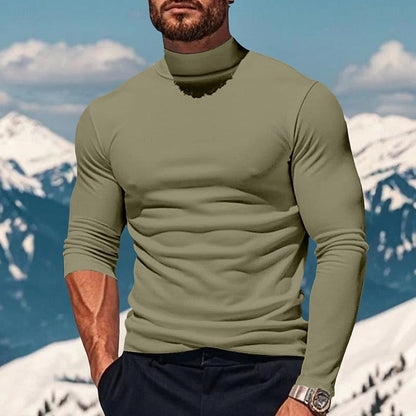 Mock Neck Long-Sleeve Top