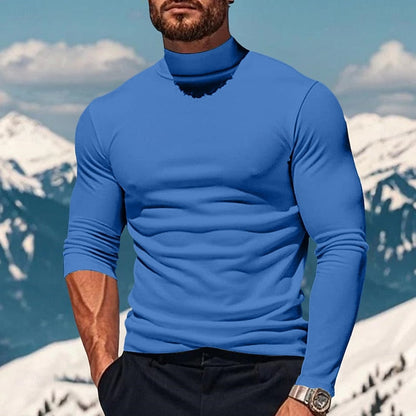 Mock Neck Long-Sleeve Top