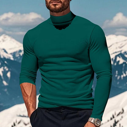 Mock Neck Long-Sleeve Top