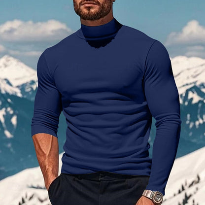 Mock Neck Long-Sleeve Top