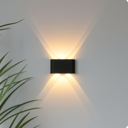 Modern Minimalist Indoor & Outdoor LED Wall Light Fixture