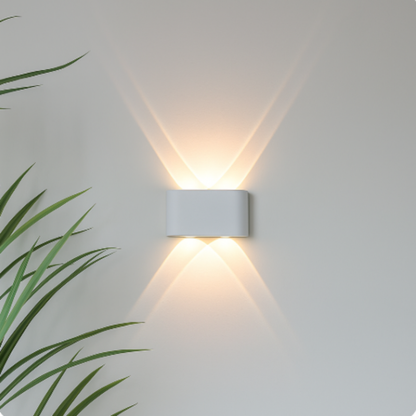 Modern Minimalist Indoor & Outdoor LED Wall Light Fixture