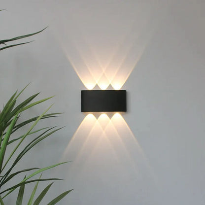 Modern Minimalist Indoor & Outdoor LED Wall Light Fixture