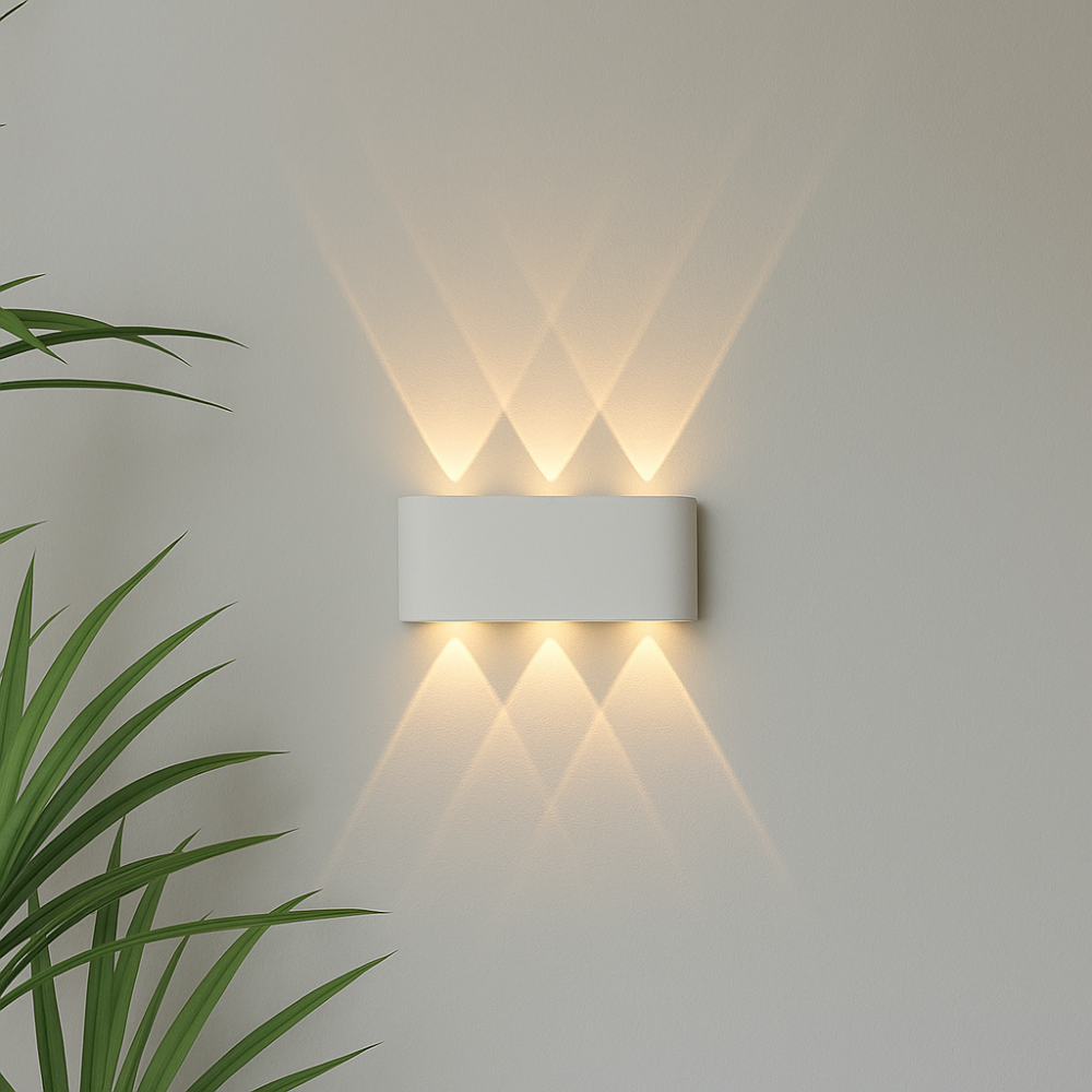 Modern Minimalist Indoor & Outdoor LED Wall Light Fixture