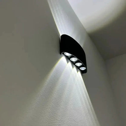 Modern Minimalist Indoor & Outdoor LED Wall Light Fixture