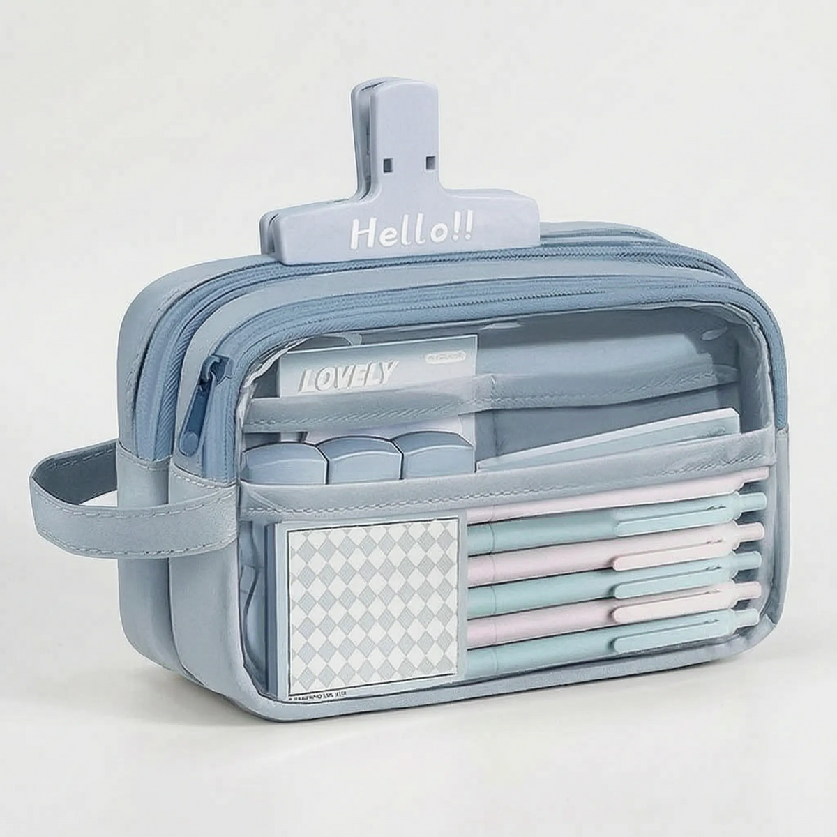 Multi-Layer Pencil Case with Large Compartment