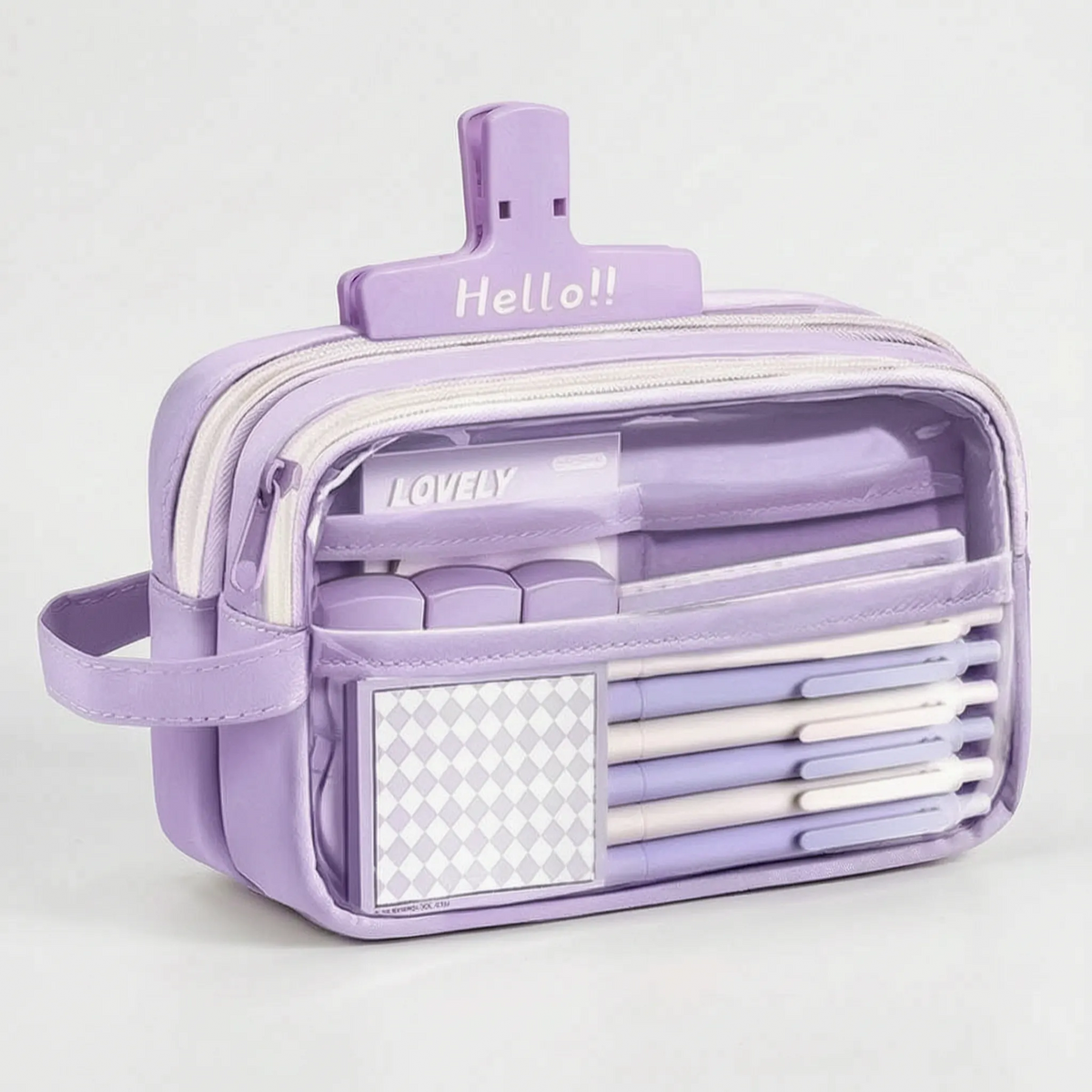 Multi-Layer Pencil Case with Large Compartment