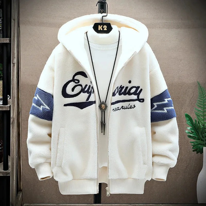 Nils | Men's Zip-Up Graphic Hoodie