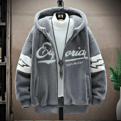 Nils | Men's Zip-Up Graphic Hoodie