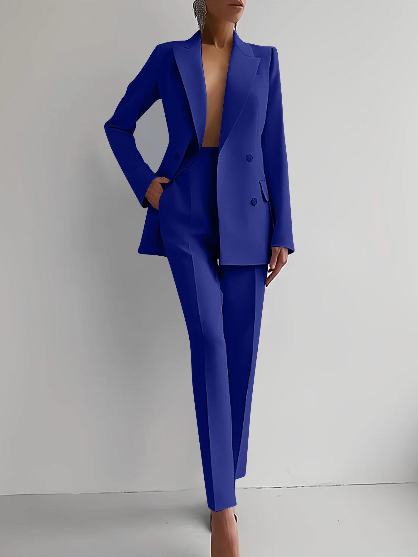 Image of Noelle | Women's Double-Breasted Pant Suit