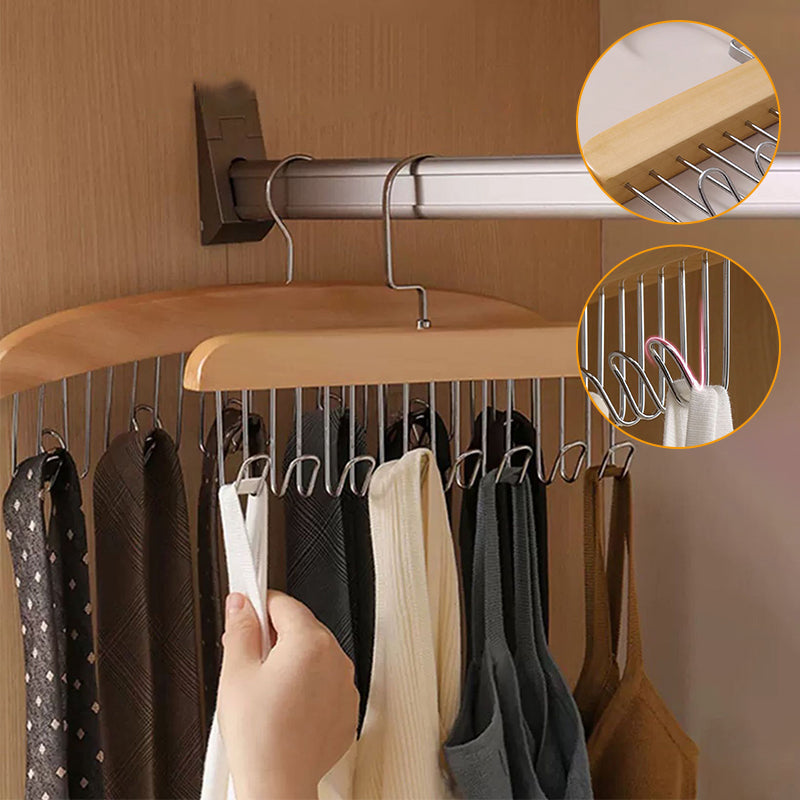 Non-Slip Clothes Hanger - Large Capacity | 360° Swivel Hook