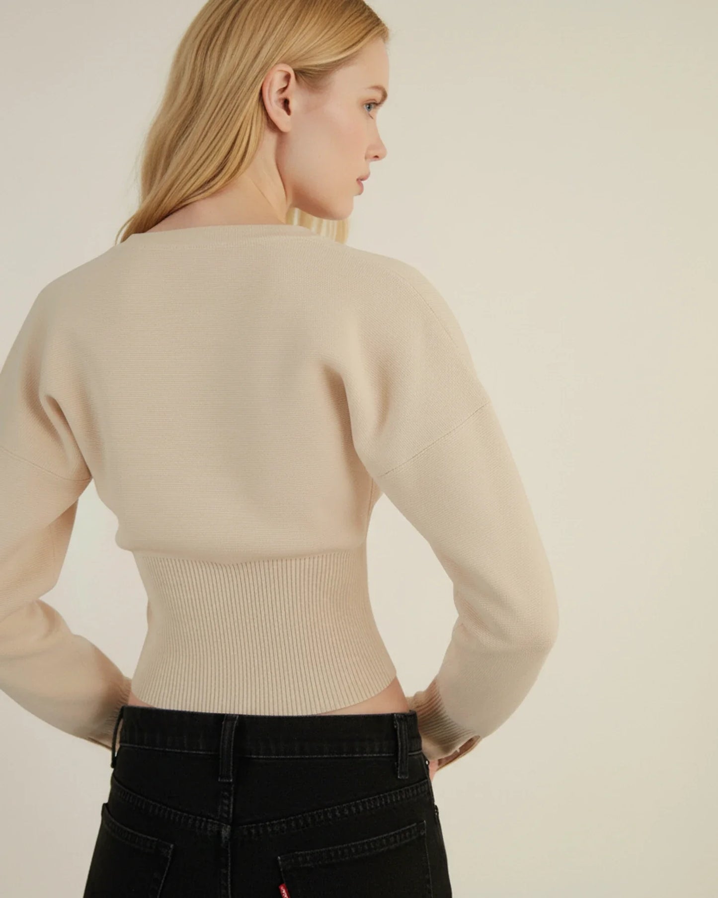 Nora | Women's Long-Sleeved Cropped Cardigan