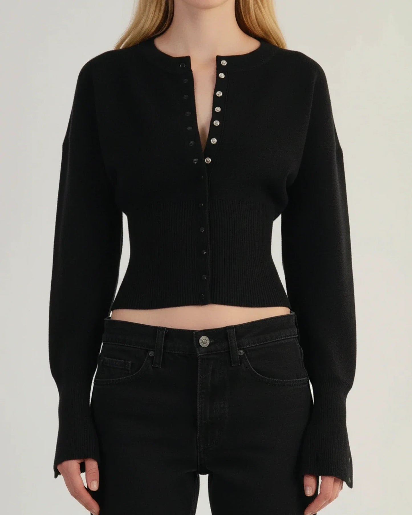 Nora | Women's Long-Sleeved Cropped Cardigan