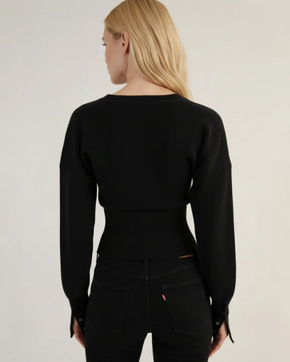 Nora | Women's Long-Sleeved Cropped Cardigan