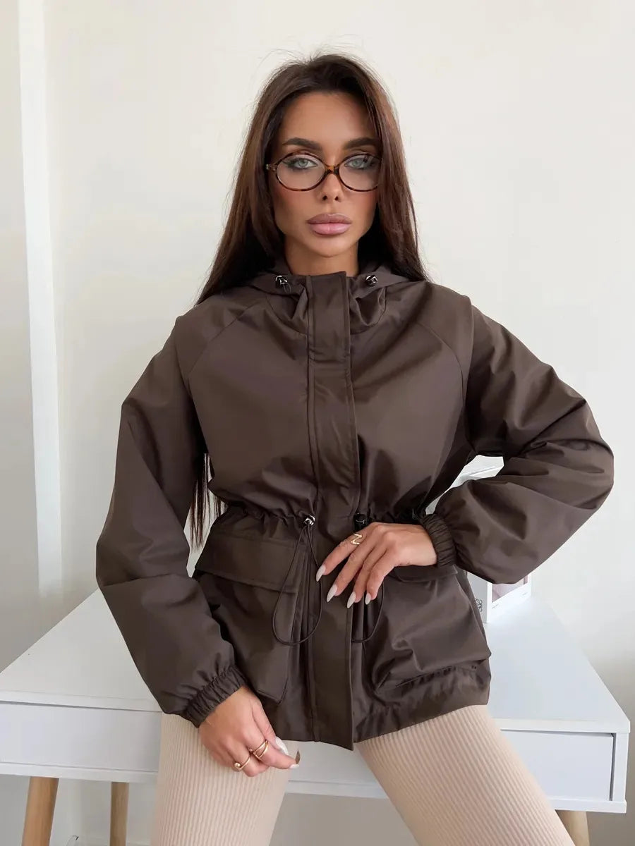Norma | Women's Hooded Long Coat - Image 1