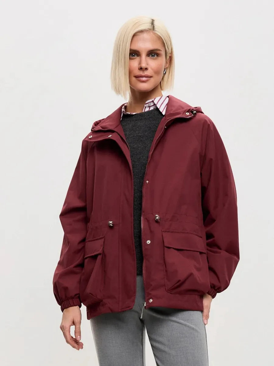 Norma | Women's Hooded Long Coat - Image 1
