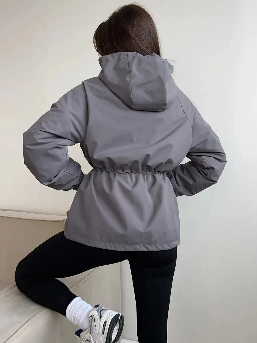 Norma | Women's Hooded Long Coat - Image 2