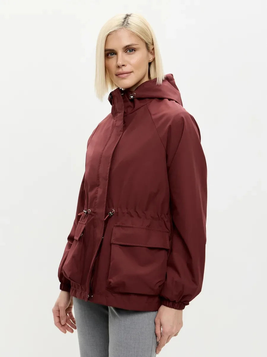 Norma | Women's Hooded Long Coat - Image 2