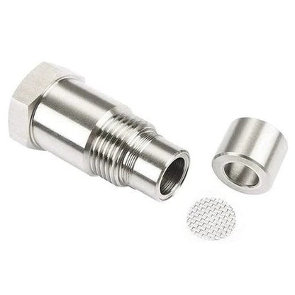 O2 Sensor Spacer Adapter with Built-in Mini Catalytic Converter for Check Engine Light