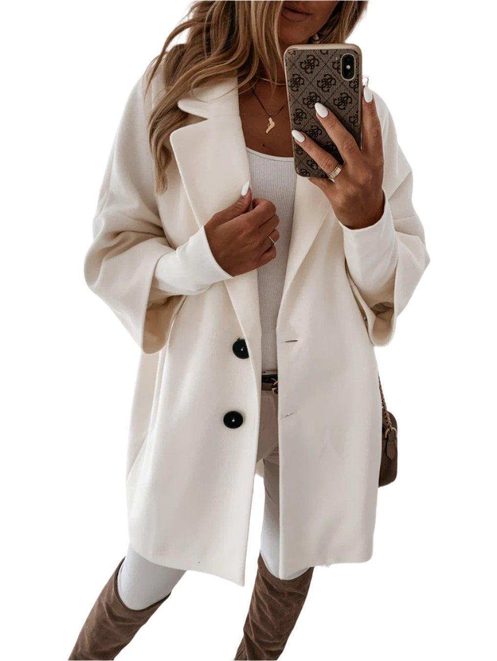 Katrina | Women's Oversized Cocoon Coat - Image 2