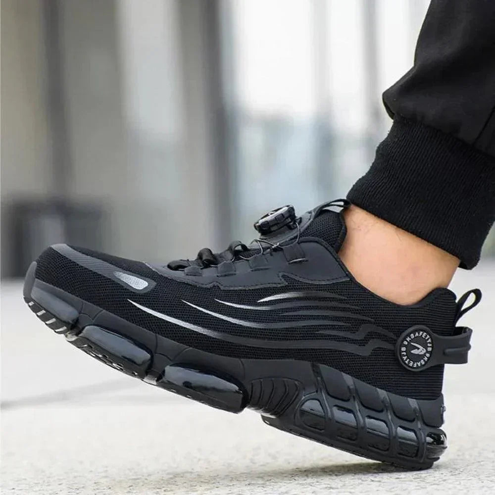 Orthopedic Steel Toe Safety Work Shoes with Memory Foam