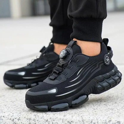 Orthopedic Steel Toe Safety Work Shoes with Memory Foam