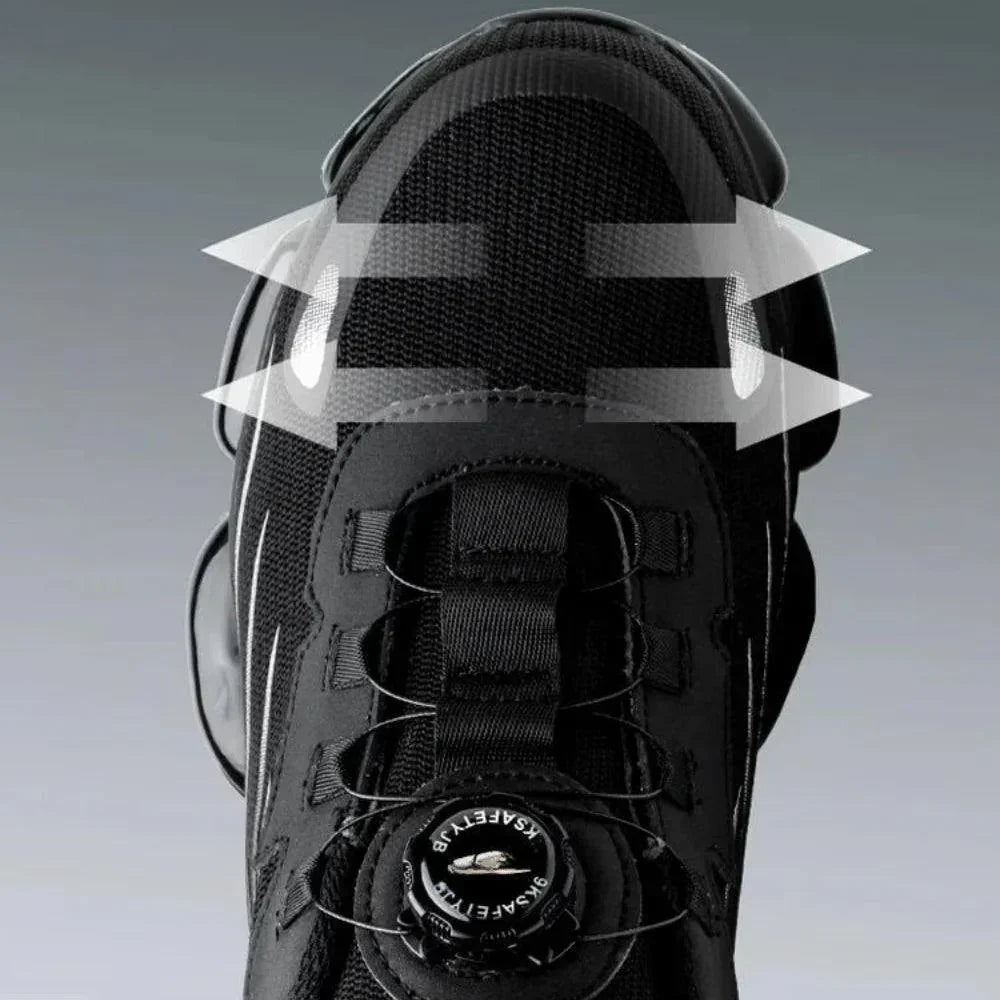 Orthopedic Steel Toe Safety Work Shoes with Memory Foam