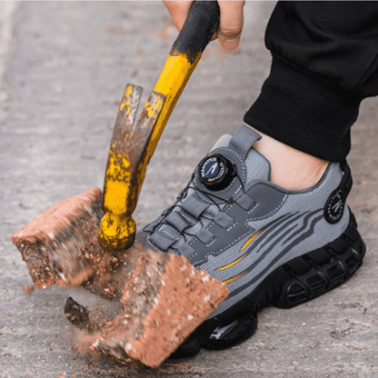 Orthopedic Steel Toe Safety Work Shoes with Memory Foam