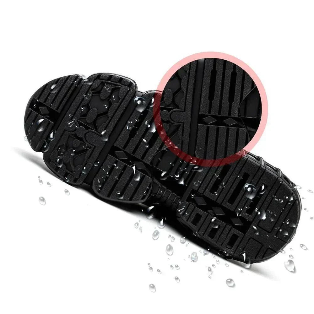 Orthopedic Steel Toe Safety Work Shoes with Memory Foam