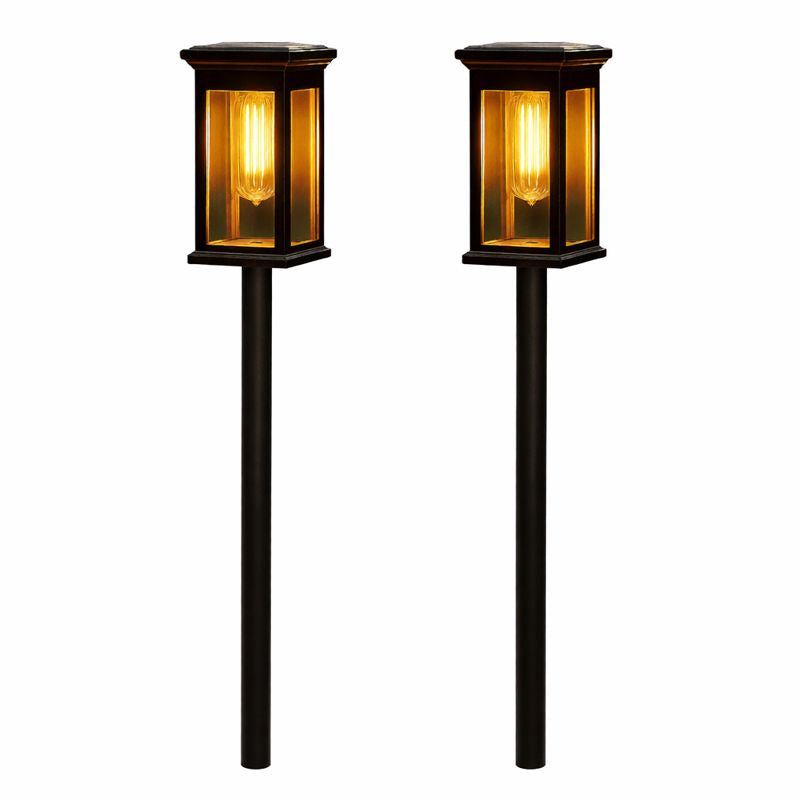 Outdoor ABS Solar LED Lantern Pathway Light