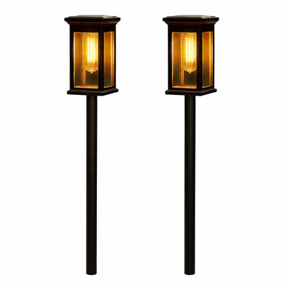 Outdoor ABS Solar LED Lantern Pathway Light