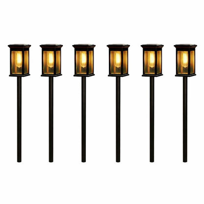 Outdoor ABS Solar LED Lantern Pathway Light