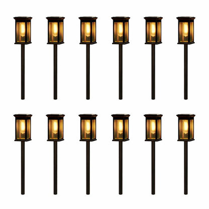 Outdoor ABS Solar LED Lantern Pathway Light