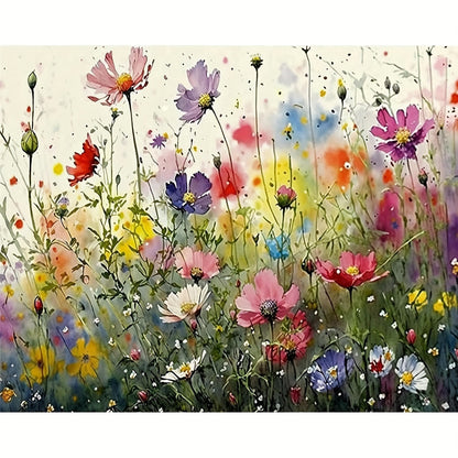 Paint by Numbers Flowers - For Beginners - Wall Art 40.64x50.8 cm Unframed